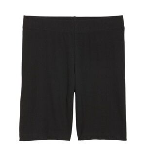 NWT Old Navy Black Ribbed High Rise Long Bike Short Size Small